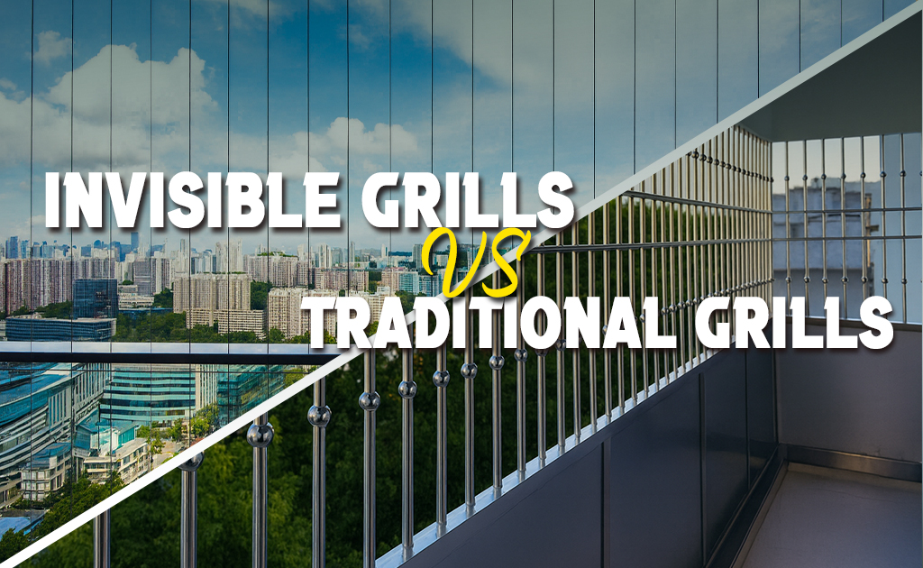 best invisible grill for balcony and door